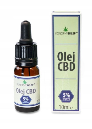 OLEJEK 5% CBD 10ML 500mg + oliwa z oliwek