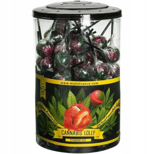 Lizak konopny Strawberry