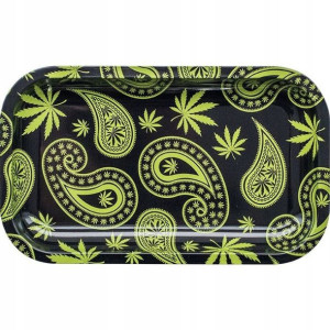 Tacka metalowa Paisley duża (dł. 27cm / szer.16cm)