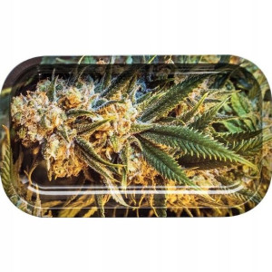 Tacka metalowa Weed duża (dł. 27cm / szer. 16 cm)
