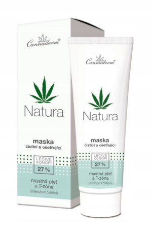NATURA Maska oczyszczająca - CANNADERM