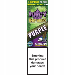 Bibułki konopne Juicy Jay's Hempwraps winogrono