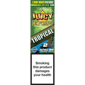 Bibułki konopne Juicy Jay's Hempwraps Tropical