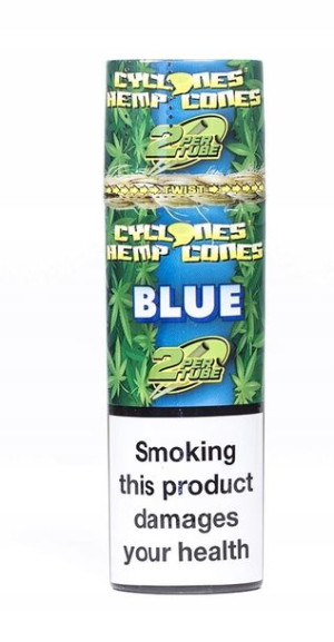 Bibułka gotowa skręcona Cyclones Hemp jagoda