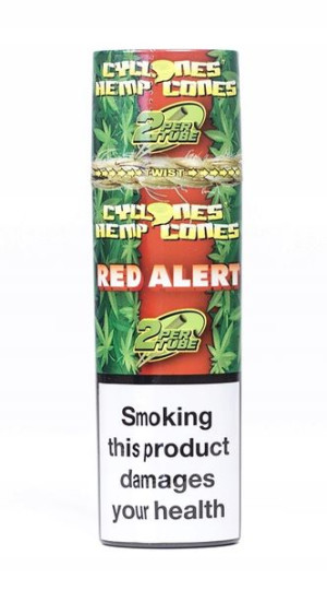 Bibułka gotowa Cyclones Hemp truskawka red alert