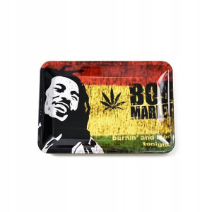 Tacka metalowa do ziół Bob Marley DUŻA