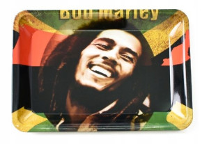 Tacka metalowa do ziół Bob Marley 2 DUŻA