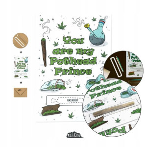 SPLIFFcards kartka upominkowa Pothead Prince