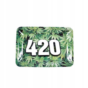 Tacka aluminiowa do CBD motyw 420