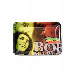 Tacka metalowa do suszu CBD Bob Marley duża