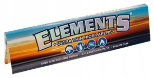 ELEMENTS king size slim bibułki cienkie