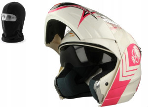KASK NA MOTOR V210 + kominiarka Rozmiar: L