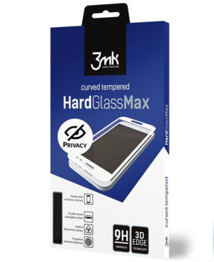 Szkło hartowane 3MK HardGlass Max Privacy Apple iPhone 11 Pro Max czarne