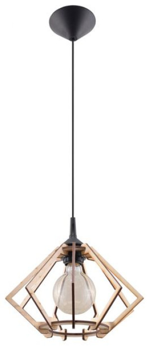 Drewniana lampa wisząca w stylu boho - EX519-Pompella