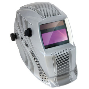 Maska Przyłbica Kask Spawalniczy LCD HERMES SILVER