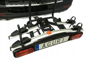 Bagażnik rowerowy na hak Aguri Active Bike 2 silver