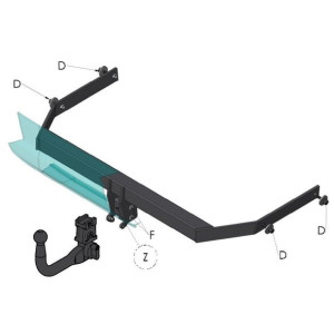 Hak holowniczy Witter VW Jetta VI 2010-2018