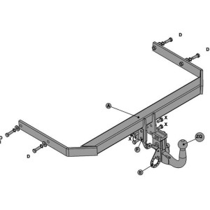 Hak holowniczy Witter Volkswagen Touran 2003-2015