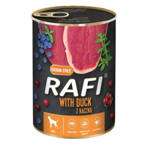 Karma Dla Psa Rafi z Kaczką, Borówką i Żurawiną 800 g
