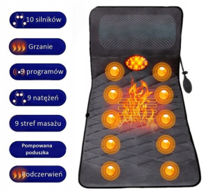 Materac masujący do masażu mata masująca shiatsu