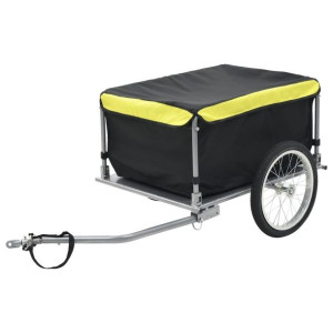 Lumarko Przyczepa rowerowa, transportowa, 65 kg, czarno-żółta