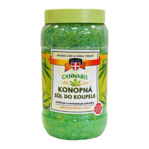 Sól do kąpieli konopna CANNABIS z konopi relaks
