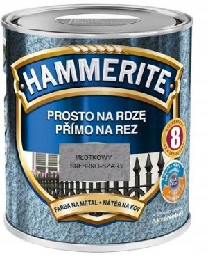 Hammerite Farba Na Rdzę Srebrno-szary Młotkow 0,7l