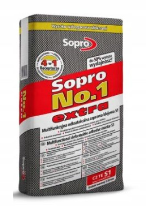 Sopro No.1extra Wysokoelastyczna Zaprawa Klejowa
