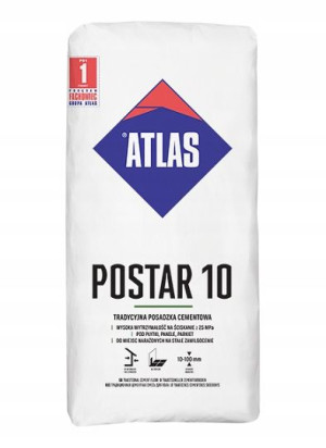 Atlas Posadzka Cementowa Postar 10 25kg