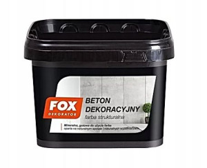 Fox Beton Dekoracyjny Farba Strukturalna 4kg