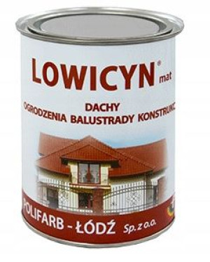 Lowicyn-mat Farba Na Dach Brązowa 10l