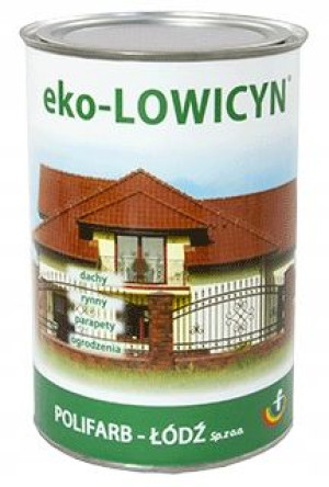 Eko-lowicyn Farba Na Dach Brązowy Czekoladowy 10l