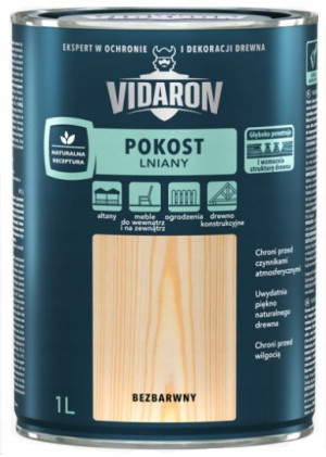 Pokost Lniany Bezbarwny 5l Vidaron