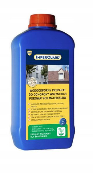 Wodoodporny Impregnat Do Fasad Dachów 1l