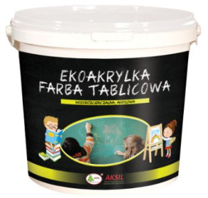 Ekoakrylka Farba Tablicowa Kredowa Czarna 10l