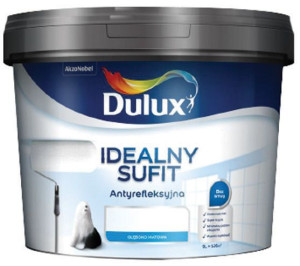 Dulux Idealny Sufit Antyrefleksyjna Do Wnętrz 9l