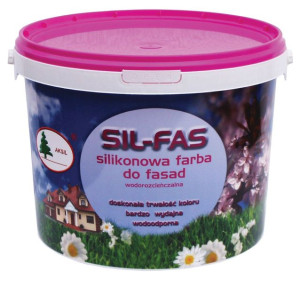 Sil Fas Silikonowa Farba Do Elewacji I Fasad 20l