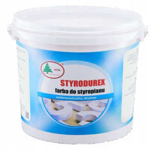Styrodurex Farba Do Styropianu I Styroduru Biała 5l
