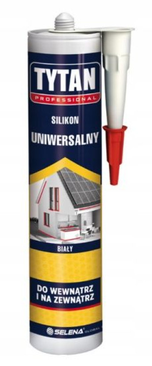 Tytan Silikon Uniwersalny Biały