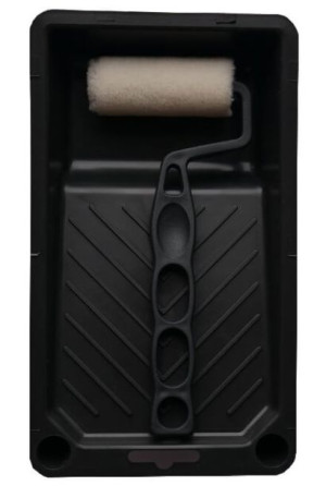 Zestaw Wałek Malarski Velur 6cm + Kuweta