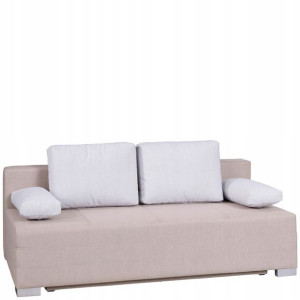 Sofa do salonu kanapa rozkładana beżowa