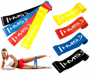 Zestaw 4 Gumy Oporowe Do Ćwiczeń Fitness Miniband