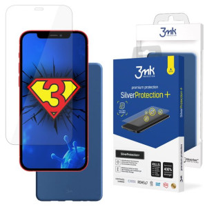 ZESTAW do iPhone 12 / 12 Pro - 3mk SilverProtection+ i 3mk Matt Case Bluebe