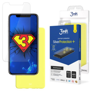 ZESTAW do iPhone X / XS - 3mk SilverProtection+ i 3mk Matt Case Lime