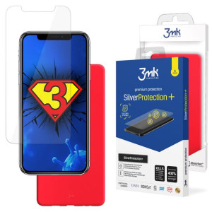 ZESTAW do iPhone X / XS - 3mk SilverProtection+ i 3mk Matt Case Strawberry