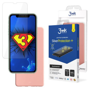 ZESTAW do iPhone XR - 3mk SilverProtection+ i 3mk Matt Case Lychee