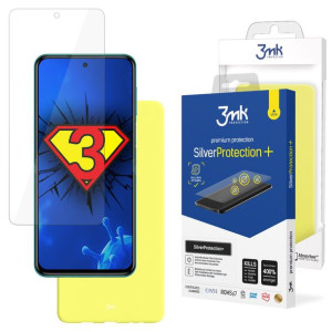 ZESTAW do Xiaomi Redmi Note 9S - 3mk SilverProtection+ i 3mk Matt Case Lime