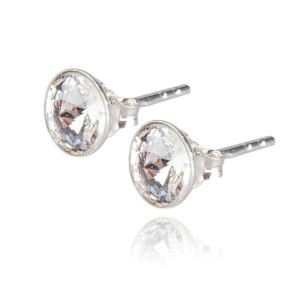 Delikatne sztyfty wkrętki Swarovski EL. srebro 925