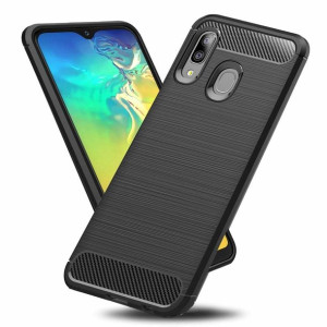 Etui SAMSUNG GALAXY A20E Nexeri Carbon Pancerne czarne
