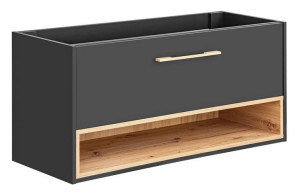 Podwieszana szafka łazienkowa pod umywalkę - Ketris 3X 120 cm